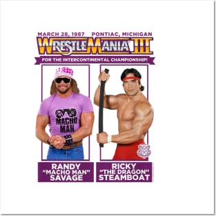 Macho Man Vs Steamboat Posters and Art